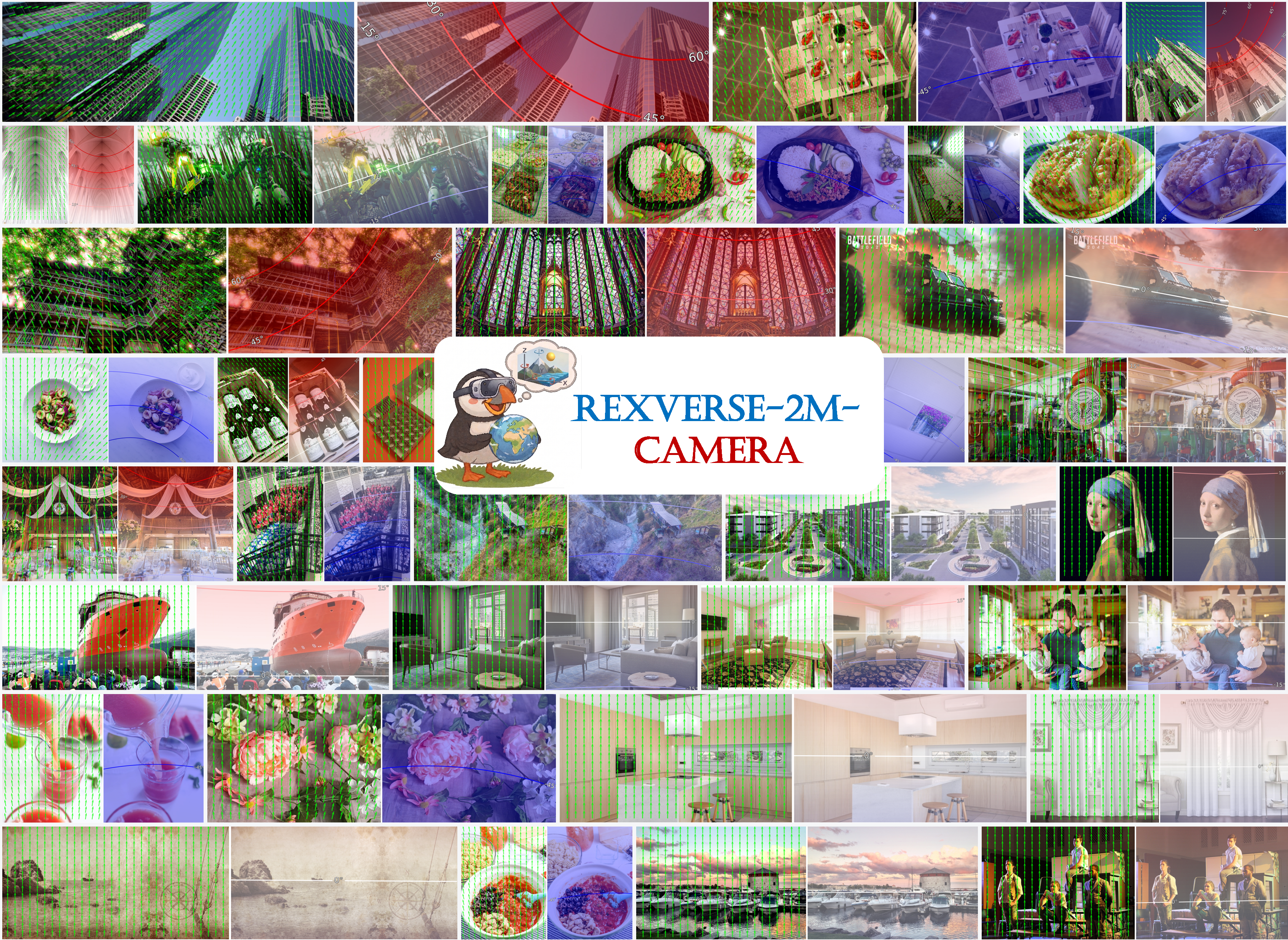 camera map collage