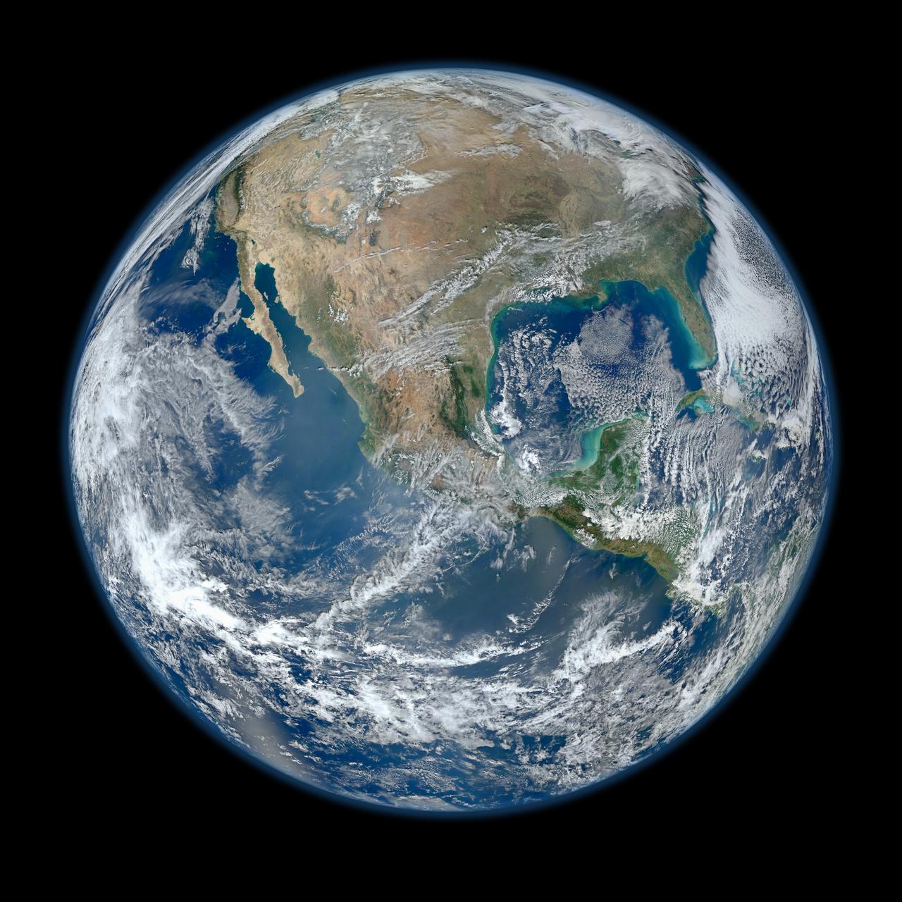 Blue Marble — Earth from space as photographed by Suomi NPP satellite